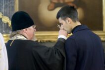 Novak Đoković u crkvi