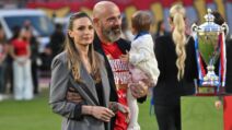 Dejan Stanković sa suprugom Anitom i ćerkom