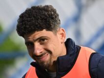 Golman Crvene zvezde Mateuš Magaljaeš.