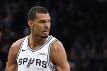 Francuski košarkaš Viktor Vembanjama, igrač San Antonio Sparsa.
