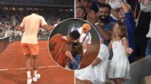 Novak Đoković sa decom