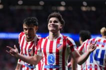 Hulijan Alvarez slavi gol u dresu Atletiko Madrida