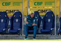 Karlo Anćeloti vodi trening reprezentacije Brazila