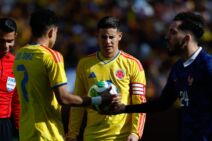 Džejms Rodrigez na utakmici reprezentacije Kolumbije