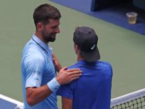 Novak Đoković i Zakari Svajda na US openu.
