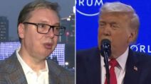 Aleksandar Vučić i Donald Tramp