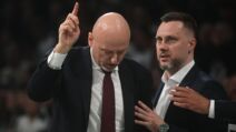 Saša Obradović na utakmici Crvene zvezde