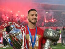 Fudbaler Crvene zvezde Marko Arnautović, reprezentativac Austrije.
