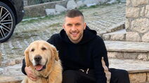 Ante Rebić sa psom.