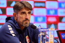 Veljko Paunović na konferenciji za medije.