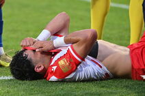 Adem Avdić u dresu Crvene zvezde.
