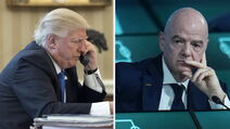 Donald Tramp i Đani Infantino