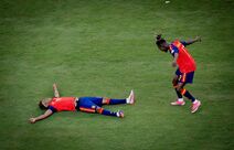 Lamin Jamal proslavlja pobedu u finalu Mundijala nad Argentinom