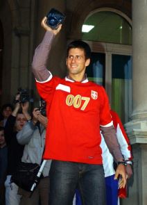 Nole "007" u Beogradu