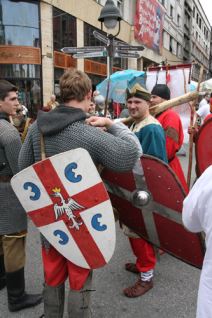 Viteško odmeravanje snaga na Trgu Republike