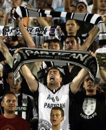 Partizan i "grobari" u Evropi