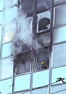 Požar u centru Beograda