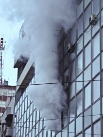 Požar u centru Beograda