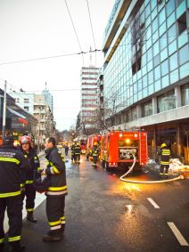 Požar u centru Beograda