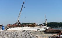 Iako Srbijom haraju poplave, radnici na kineskom mostu Zemun-Borča rade neprekidno