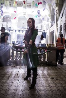 Bojana Vukotić na maskenbalu u KST-u prerušena u Tauriel iz Hobita.