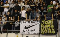 Navijači Partizana pred polufinale ABA lige protiv Crvene zvezde.