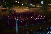 mts oduševio Beograđane nastupom iznenađenja ispre TC "Ušće".