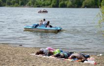 Prvomajslki uranak na Srebrnom jezeru.