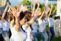 Zumba fitnes trening na Adi Ciganliji.