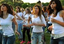 Zumba fitnes trening na Adi Ciganliji.