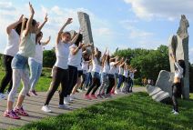 Zumba fitnes trening na Adi Ciganliji.