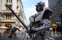 Transformersi u Beogradu u okviru izložbe Čuvari grada.