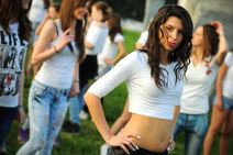 Zumba fitnes instruktorke iz Beograda Marija i Sanja. 