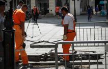 Zamena dotrajalih granitnih ploča u Knez Mihailovoj i okolnim ulicama.