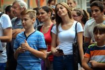 Grupa S.A.R.S. održala mini koncert na otvorenom u Beogradu.