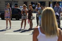 Ulice Novog Sada za vreme EXIT-a