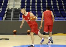 Trening reprezentacije Srbije pred utakmicu sa Islandom.