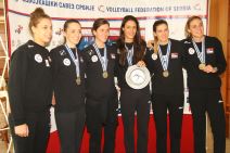 Odbojkašice Srbije treće u Evropi