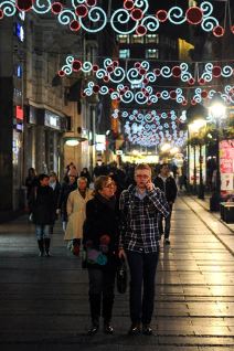 Ukrasna rasveta na ulicama Beograda