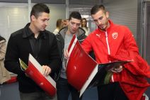 FK Crvena zvezda - kalendar za 2016. godinu promovisan na stdionu Rajko Mitić