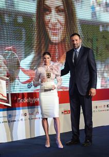 Ivana Španović na dodeli nagrade za najbolju sportistkinju godine