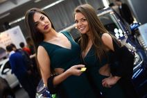 Najlepše hostese na Sajmu automobila u Beogradu.