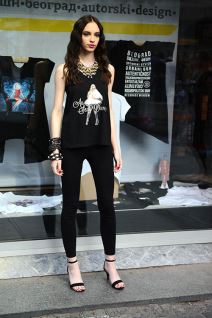 Rođendan Beogradskog izloga i modne agencije Click, revija na Trgu Republike