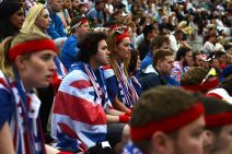  Dejvis kup Srbija - Velika Britanija, navijači na stadionu Tašmajdan