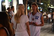 Srbija-SAD Olimpijske igre Rio 2016 - Navijači Srbije na ulicama