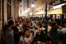 Srbija-SAD Olimpijske igre Rio 2016 - Navijači Srbije na ulicama