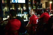 Mančester Junajted - Mančester Siti navijači u Beogradu