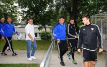 Gordan Petrić prvi trening u Čukaričkom.