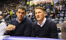 Bastijan Švajnštajger na meču Partizan - Olimpija u Beogradu