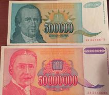 Stare novčanice - SFRJ